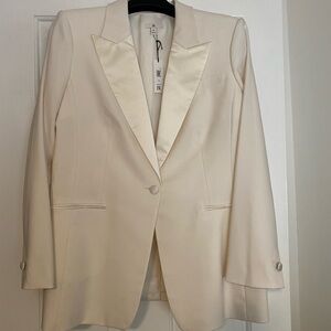 NWT Banana Republic Cream Tuxedo Blazer (WOMENS)